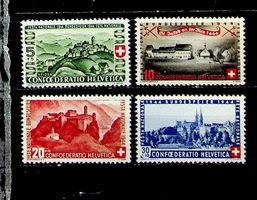 PRO PATRIA SÉRIE DE TIMBRES NEUF** 1944 SBK 15.00 / T643