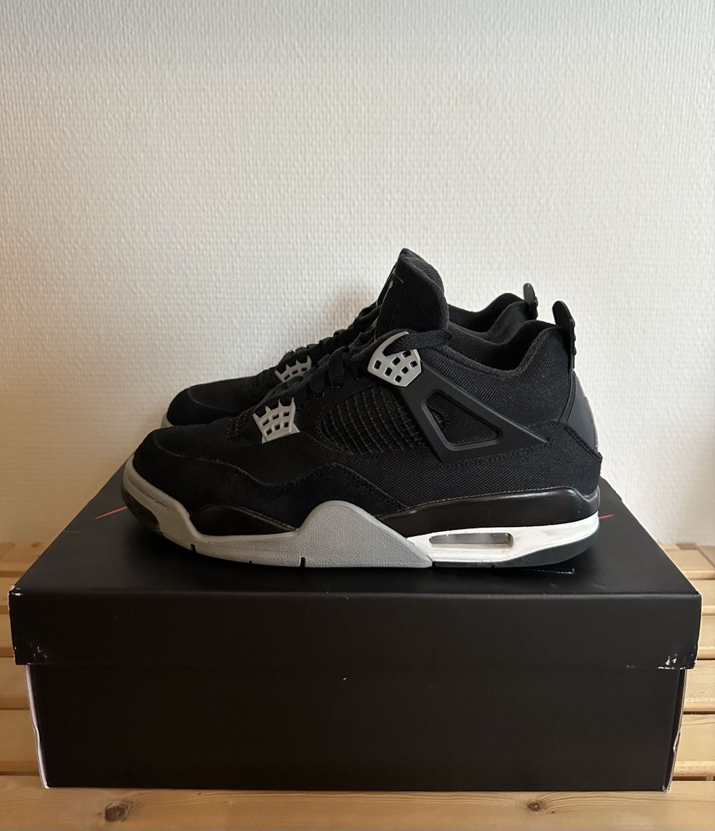Jordan Scarpe da uomo: Jordan 4 Retro Black Canvas / EU 43 – Usato da Abtwil SG venduto da PauloDybala10 1