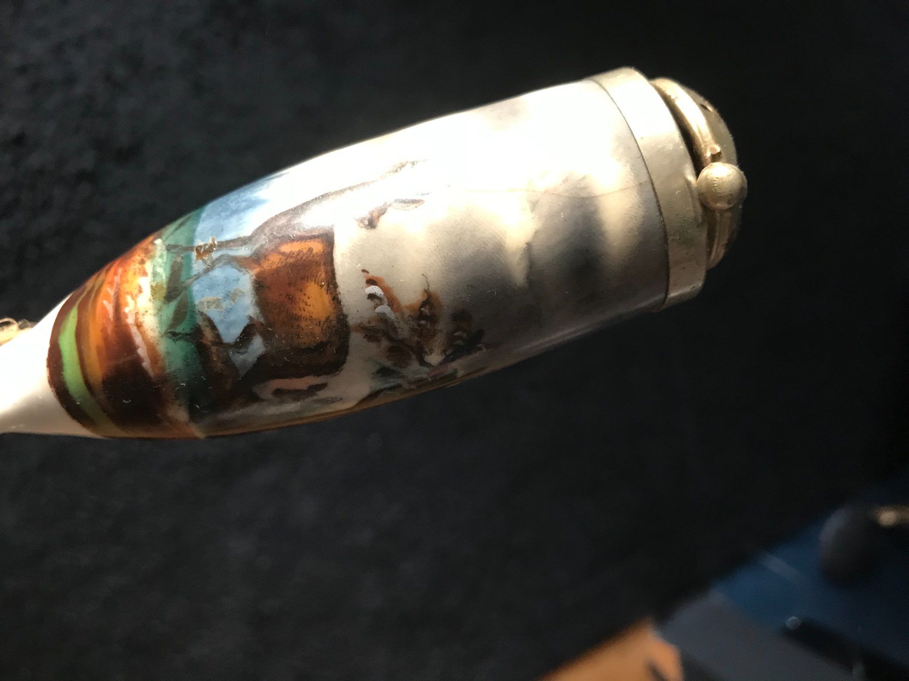 Pipe & Accessori: Antike alte Pfeife mit bemaltem Reh – Usato da Luzern venduto da Turmliebe 3