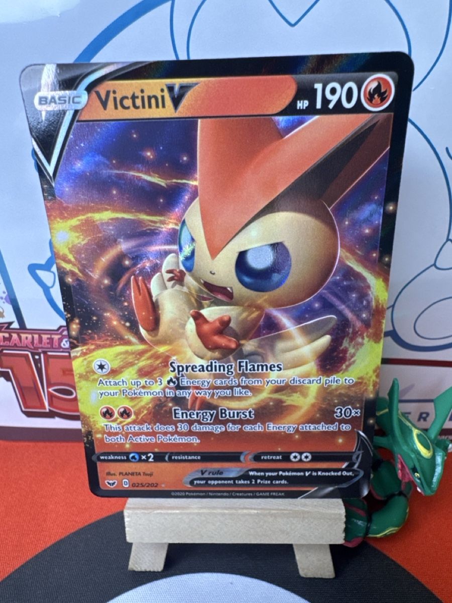 Pokémon Sammelbilder & Trading cards: POKÉMON / Victini V / Sword & Shield – Gebraucht aus Herzogenbuchsee von TCG-High-Quality