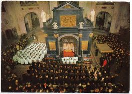 EINSIEDELN Stiftskirche - Prozession bei der Gnadenkapelle