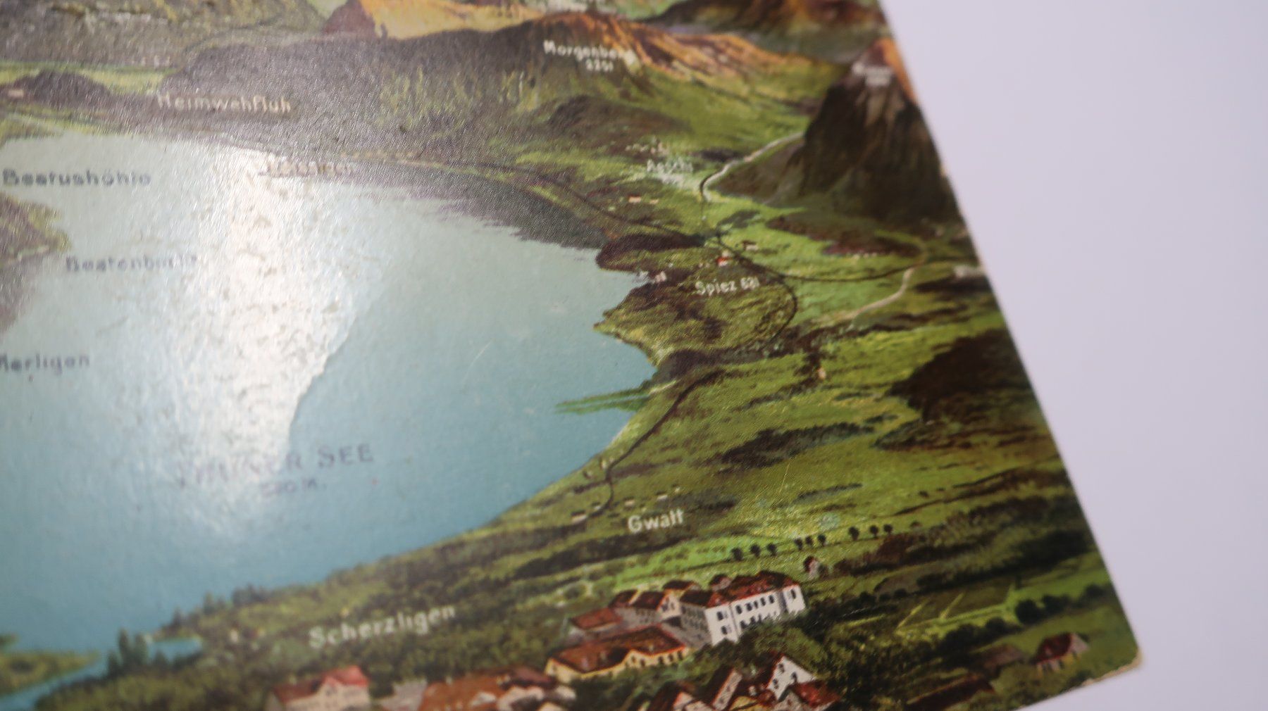 Cartoline postali: Thuner See  Panorama 1915 – Usato da Cormoret venduto da Pascalll2001 3
