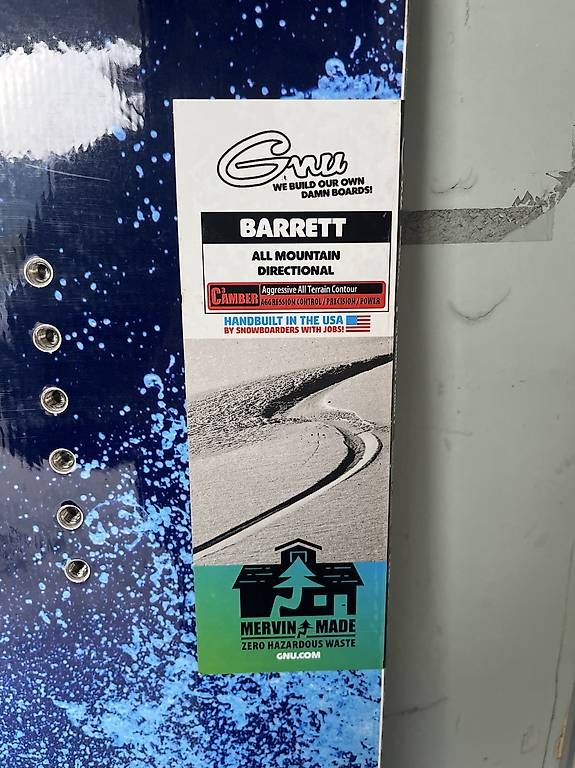 Board: Gnu Barett 152cm Snowboard  – Usato da Gstaad venduto da Pure_Snowboarding 3