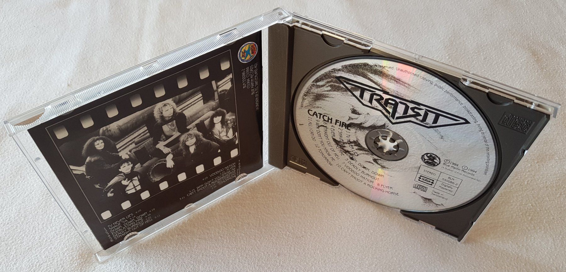 CDs: Transit – Catch Fire - CD - 1994 - Switzerland First Press – Gebraucht aus Uster von Zardodel 3