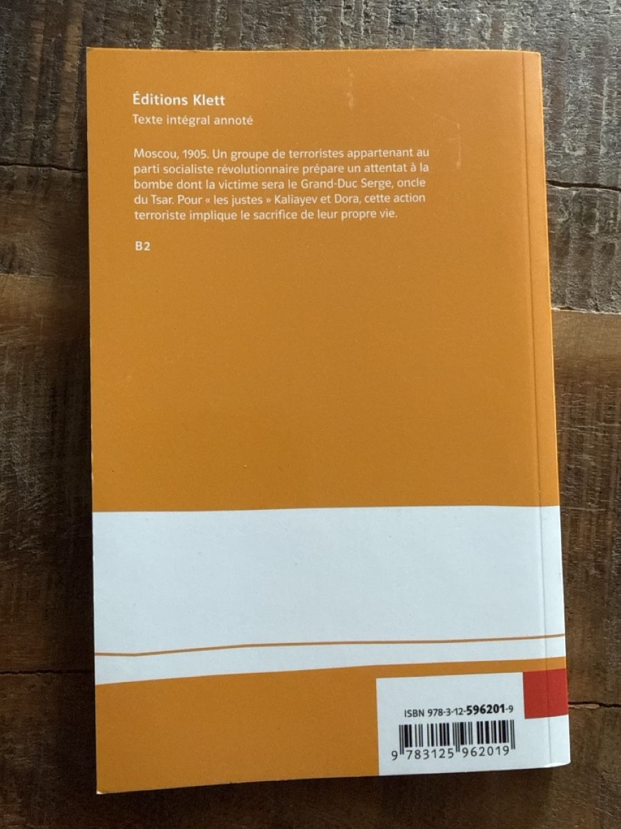 Libri: Albert Camus Les Justes Klett  – Usato da Gränichen venduto da cat_lady 1