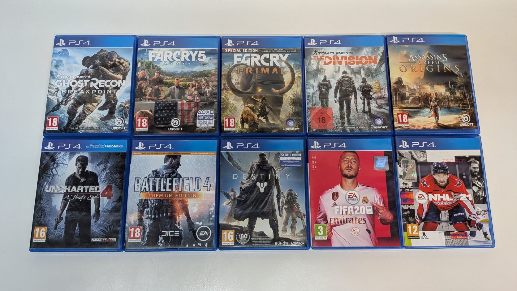 Sony Spiele: 10 PlayStation 4 Games, PS4 Sammlung – Gebraucht aus Menziken von mame18