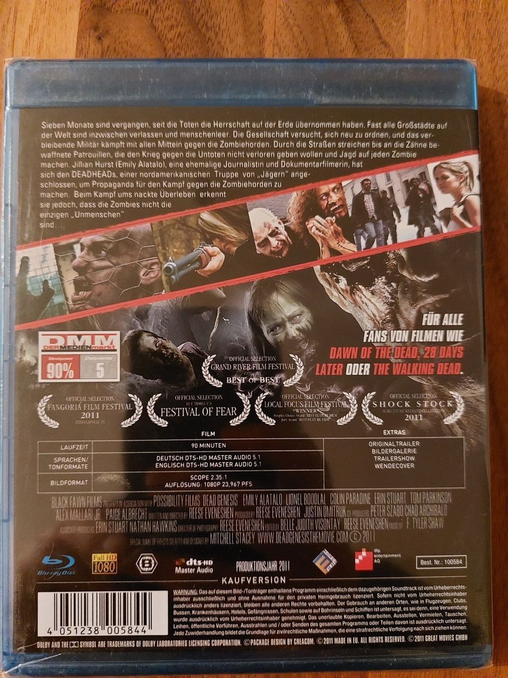 Alle DVDs: Blu Ray - Dead Genesis *Neu* – Neu und originalverpackt aus Rheinfelden von FilmAuktion 1