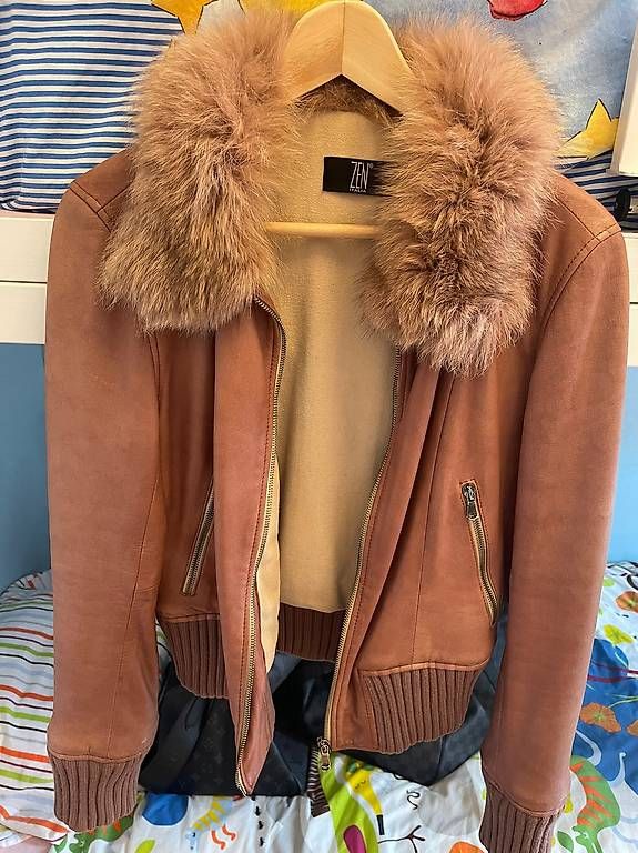 Jacken: giubbotto pelle rosa antico – Gebraucht aus Lugano von naz_zkg8