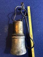 lampe de mine réellement ancienne avec coq gravé, vente ch