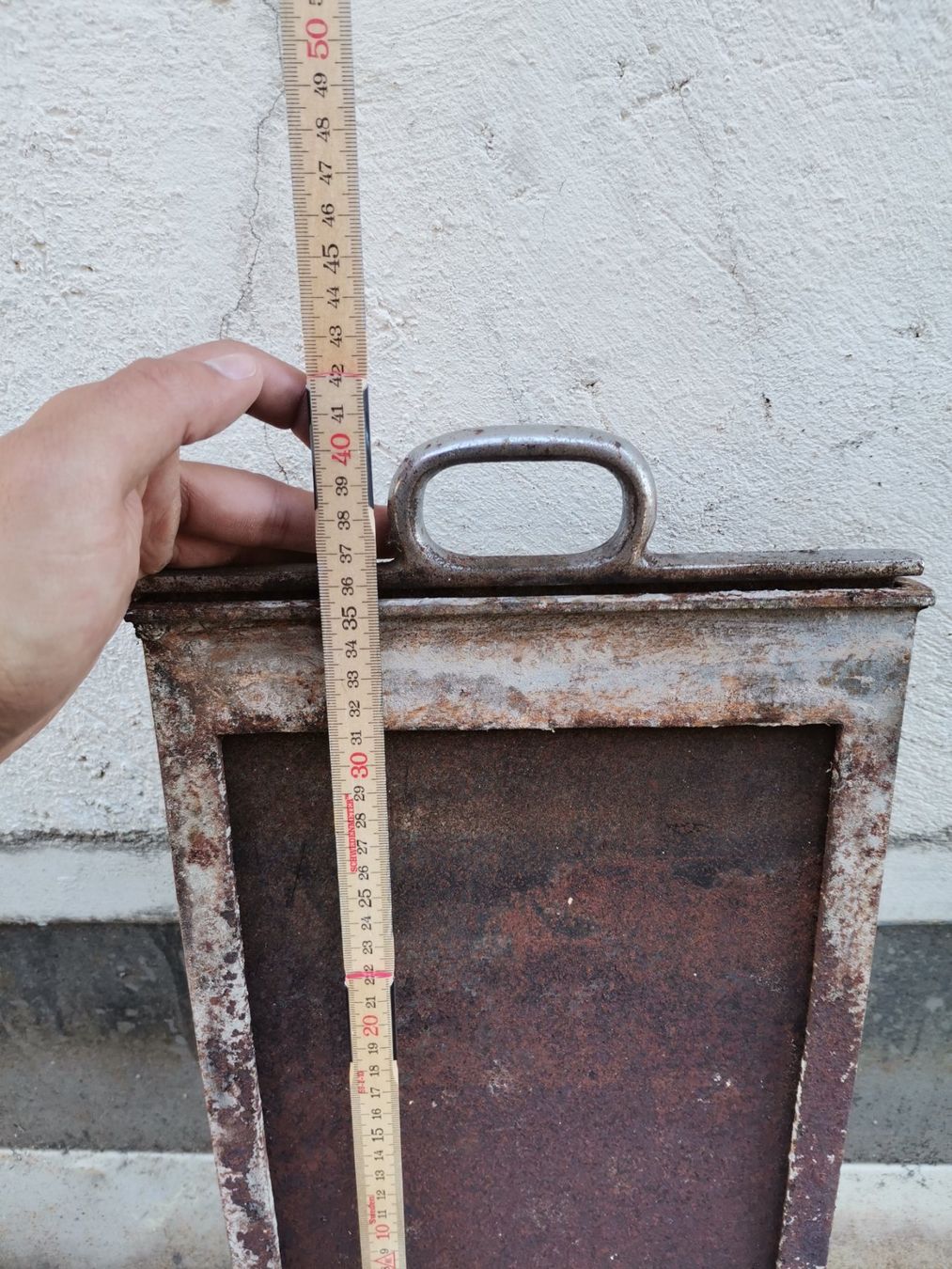 Sonstiges antikes Mobiliar: Alter Ofenluftschieber, Schieber, Metallschieber, Ofen, Herd – Gebraucht aus Wiedlisbach von materialkreislauf 5