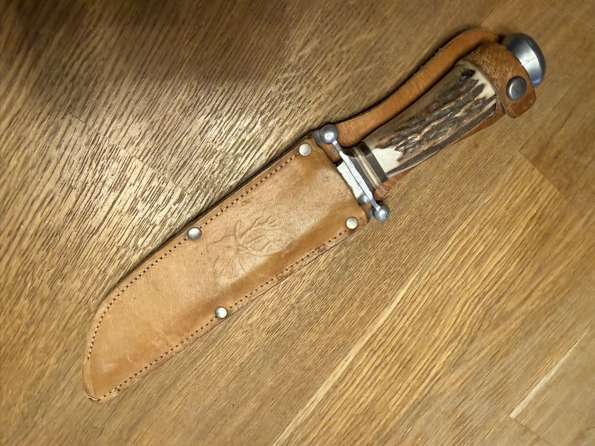 Solingen Accessori: Antikes Jagdmesser Jägermesser Messer – Usato da Goldach venduto da Messerguru