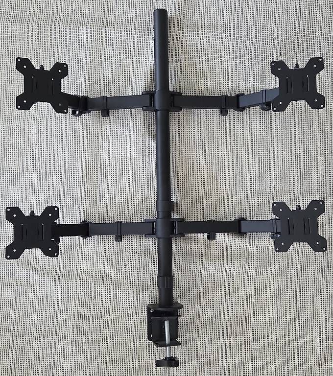 Staffa per monitor: Support complet pour 4 écrans 13'' à 27'' Techly – Usato da Bercher venduto da lau_6r29 1