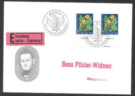 FDC Pro Juventute J192 im Paar mit Tabs ital. ET 1.12.1961