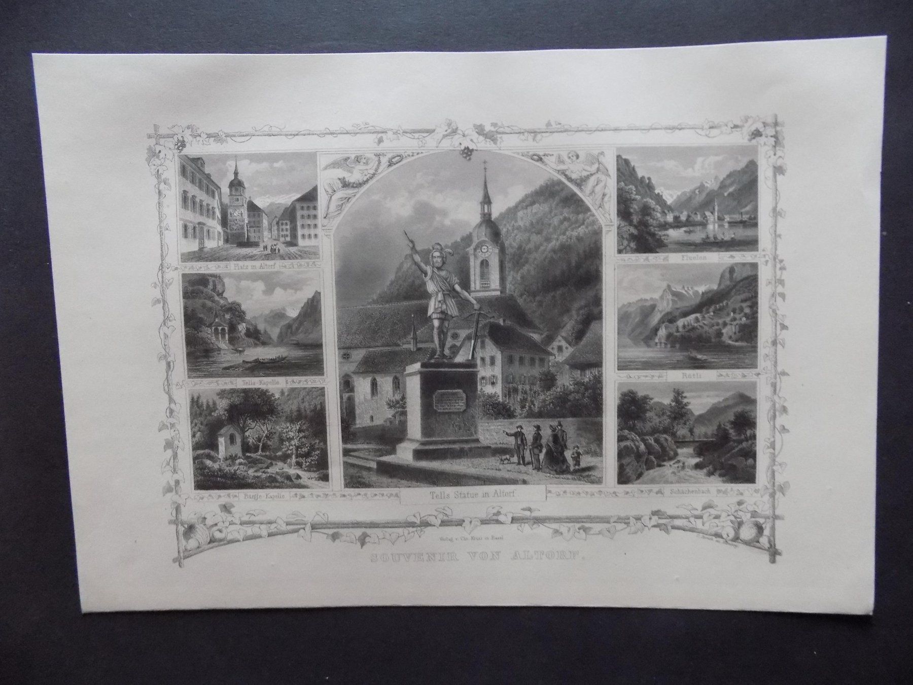 Gravures: Souvenirblatt Altdorf – D'occasion à Risch par Rischli15