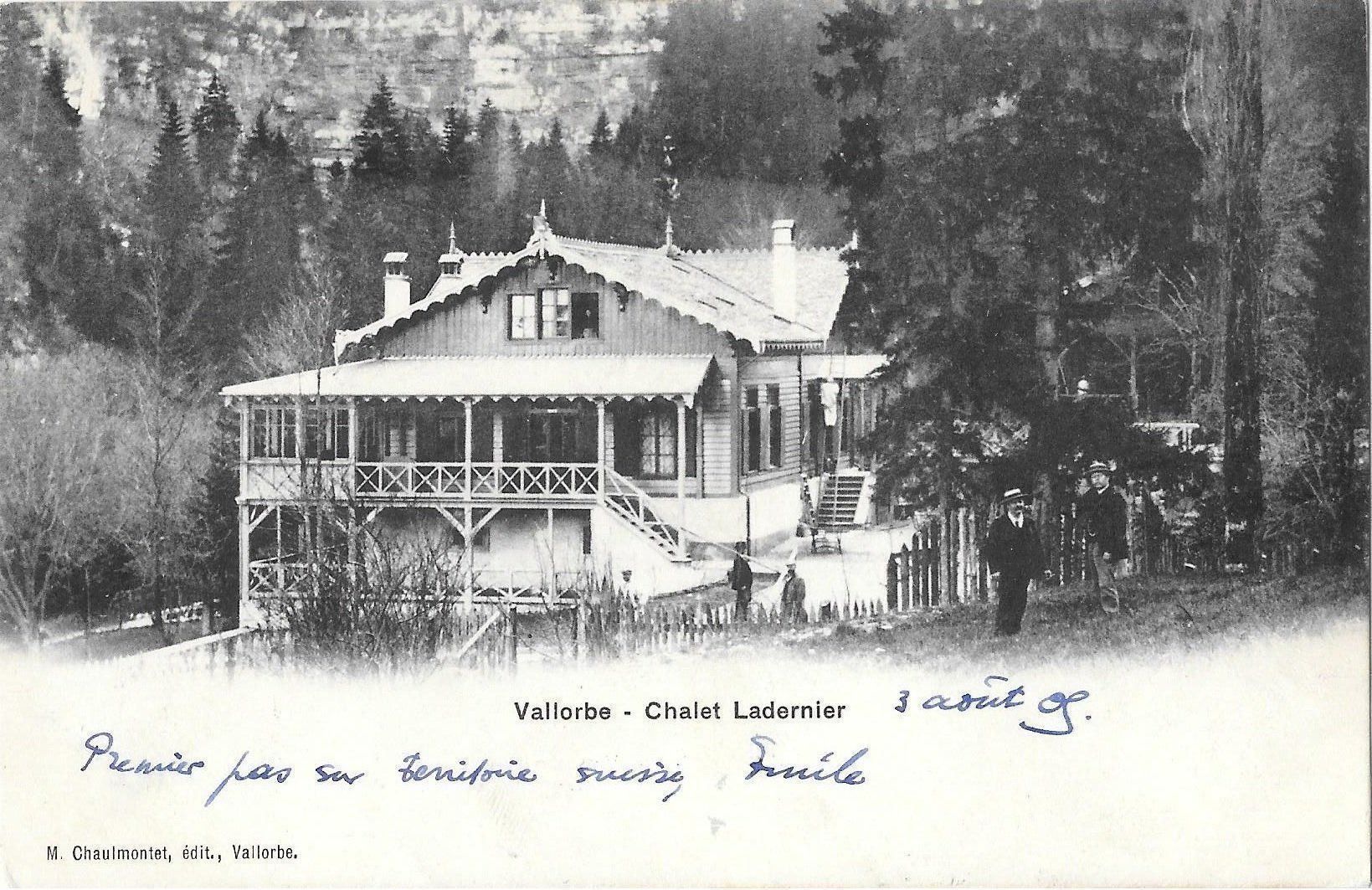 Cartoline postali: Vallorbe Chalet Ladernier – Usato da Olten venduto da clotaldi