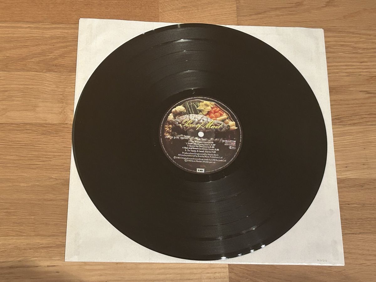Dischi in vinile: Iron Maiden. 1983. Piece Of Mind – Usato da Faulensee venduto da Mizuno06 5