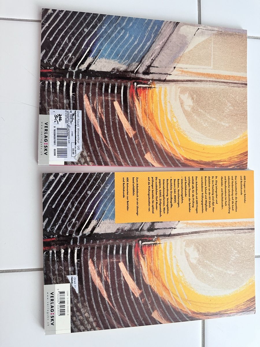 Libri: Betriebs und Rechtskunde Fragen+Antworten – Usato da Winterthur venduto da nik_pr58 3