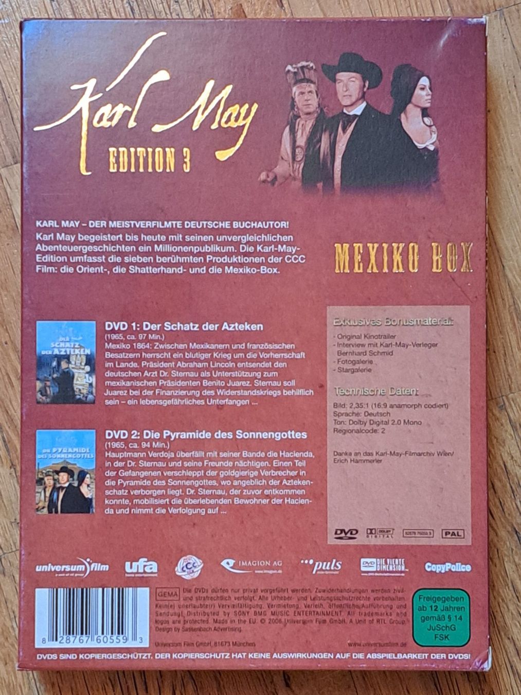 Tutti i DVDs: Der Schatz der Azteken & Die Pyramide des Sonnengottes – Usato da Wallisellen venduto da Sawr 1