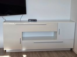 Sideboard hochglanz weiss