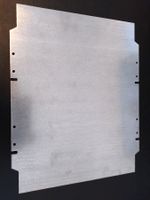 Montageplatte Hager NewVolta 2-reihig