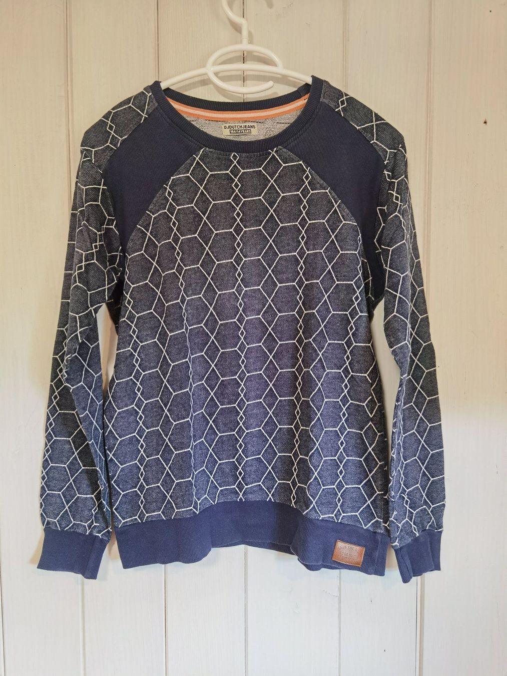 Maglioni & Felpe: Pullover DJ Dutch Jeans,  blau m. apartem Muster,  Gr. 158 – Usato da Goldingen venduto da YouAreMySunshine
