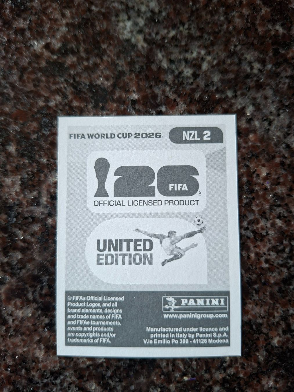 Panini Sammelbilder & Trading cards: Panini Sticker FIFA 2026, NZL 2 – Neu (gemäss Beschreibung) aus Erlinsbach von pfunky 1