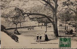 LAUSANNE - Promenade de Montbenon - 1913