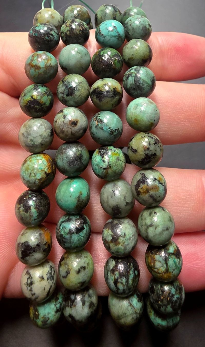 Minerali & Pietre curative: Afrikanischer Türkis Armband – Nuovo (secondo la descrizione) da Matzingen venduto da Shay_Crystalz