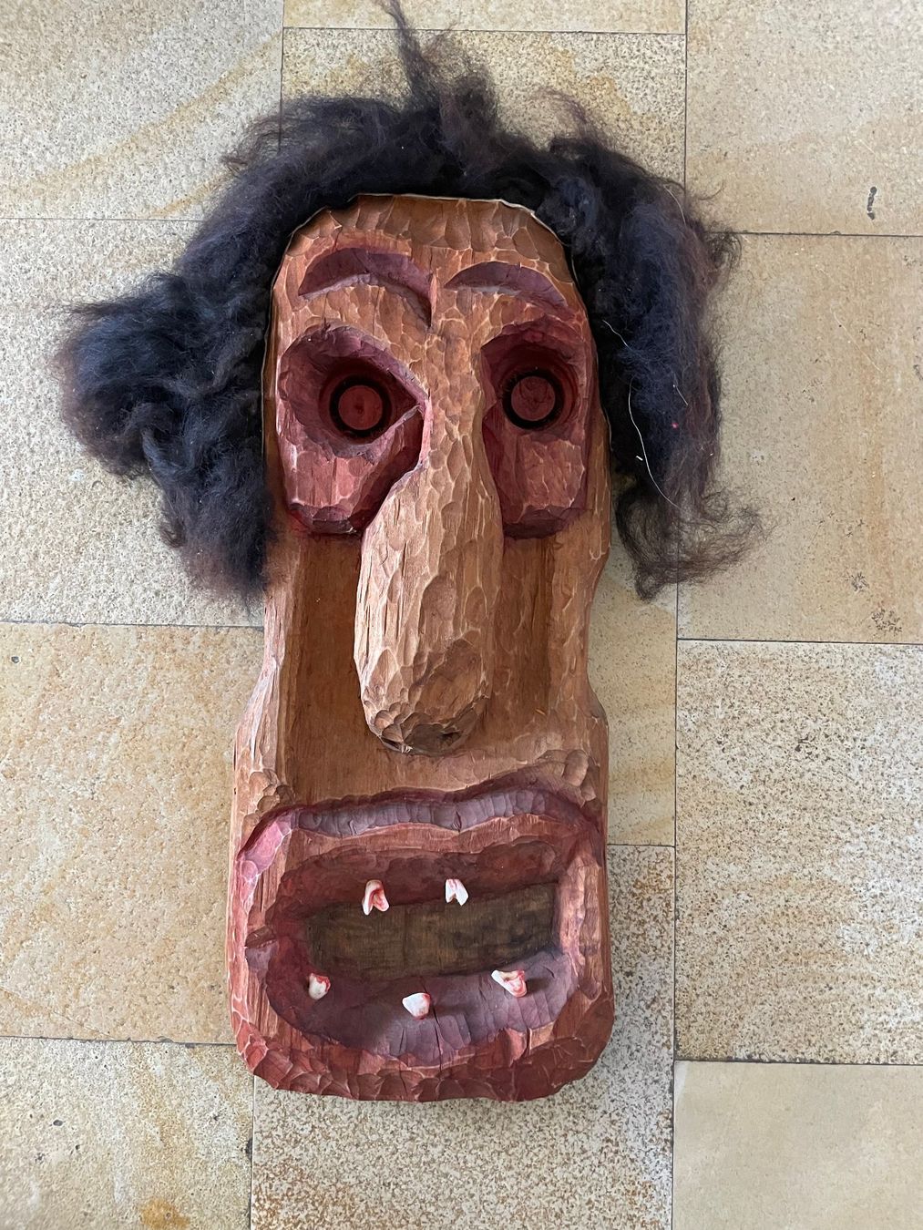 Tutte le decorazioni: Masque traditionnel suisse en bois – Usato da Herrenschwanden venduto da noe_xz8r 2