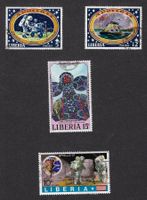 Liberia 4 Briefmarken (1971 -1973)