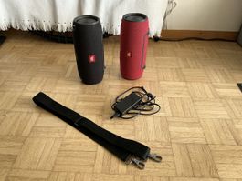 2x JBL Xtreme Portable Bluetooth Lautsprecher mit Zubehör