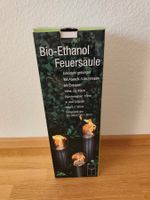 Bio-Ethanol 49cm Feuersäule Edelstahl gebürstet gebraucht