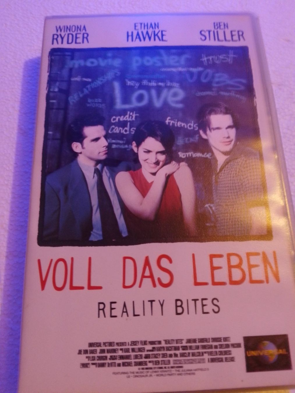 Toutes les VHS: Voll das Leben - Reality Bites VHS – D'occasion à Remetschwil par Privatflohmi