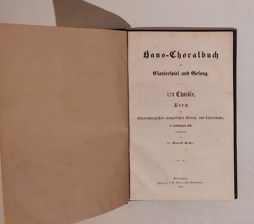 Livres: Alte, schön gebundene Liedsammlungen – D'occasion à Zürich par Cortin 5
