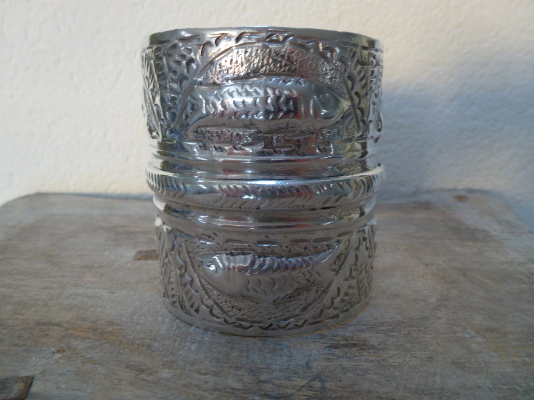 Armbänder & -reifen: Vintage Armreif Silber / Fisch – Gebraucht aus Esslingen von FetteSchnecke