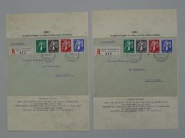 Briefe LANDI 1939 deutsch + italienisch, zwei saubere BRIEFE