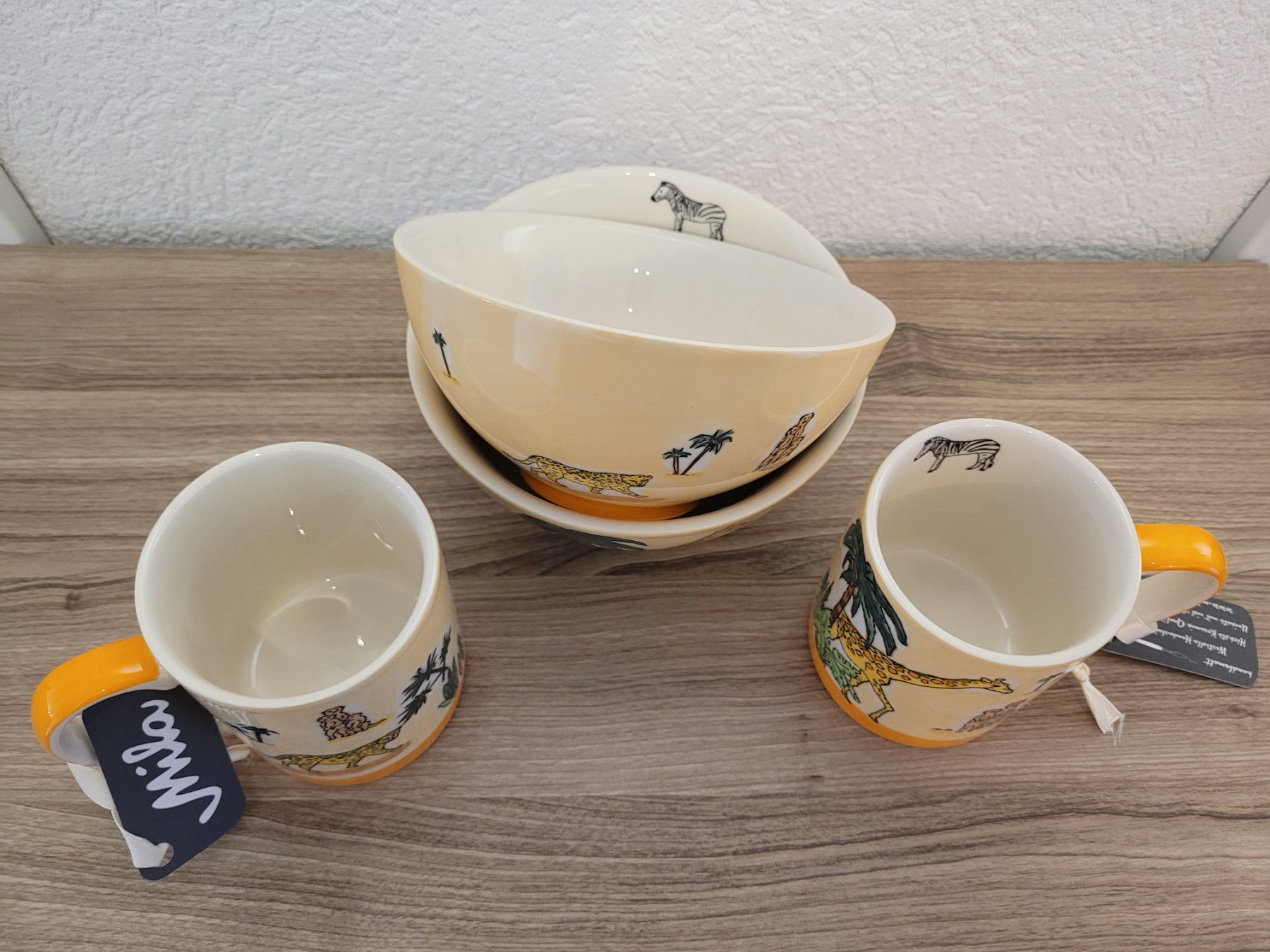 Set di piatti: Service de table Savane, tasses & bols, neuf – Nuovo e nell'imballaggio originale da Yverdon-les-Bains venduto da lalolo64 1