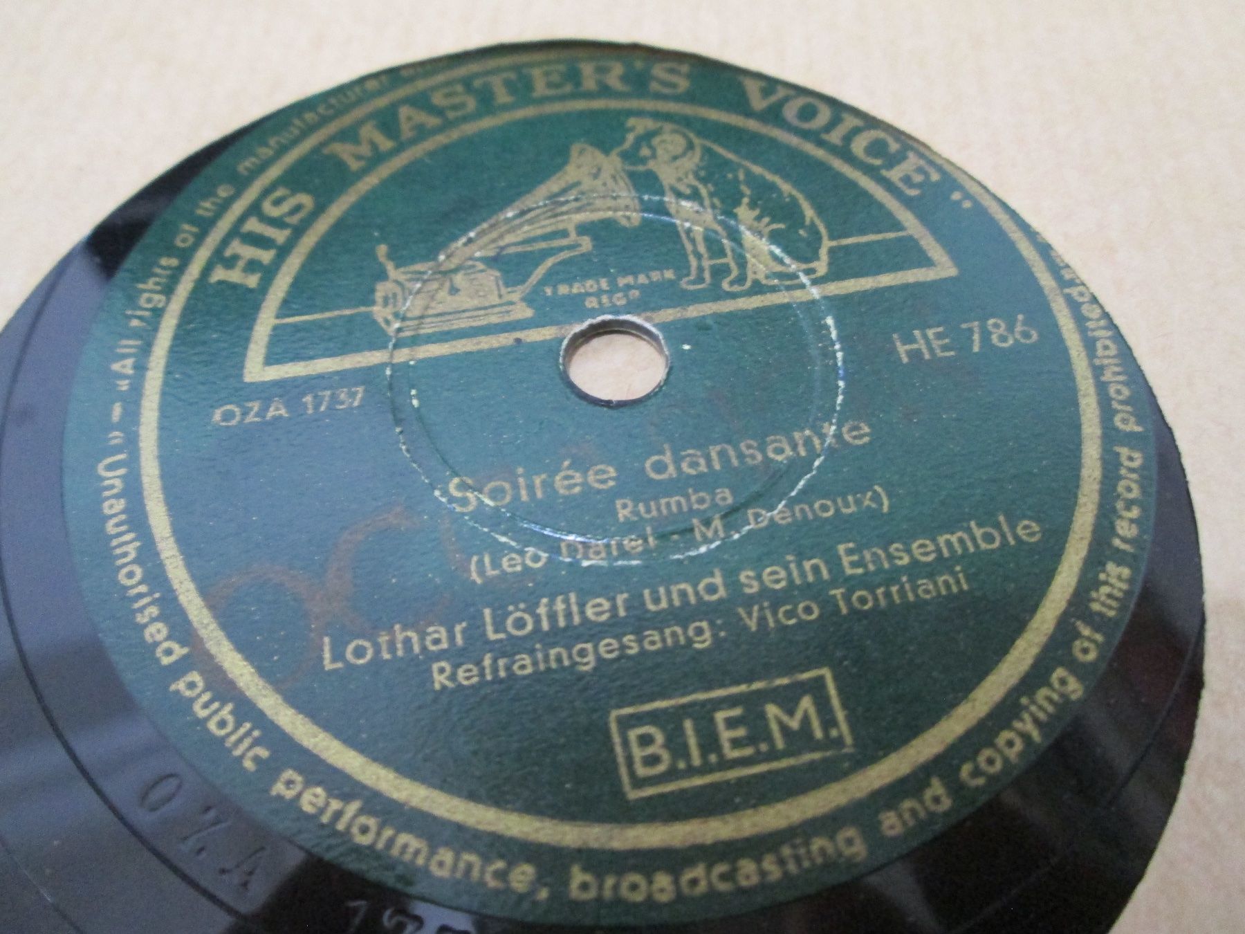 Schallplatten: DISQUES 78 TOURS – Gebraucht aus Lausanne von Leag 6