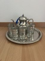 Marokkanischer Teeservice orientalisch silberfarben neuwerti
