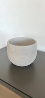 Vaso in Ceramica  Effetto Sabbia Grigio Chiaro | Moderno
