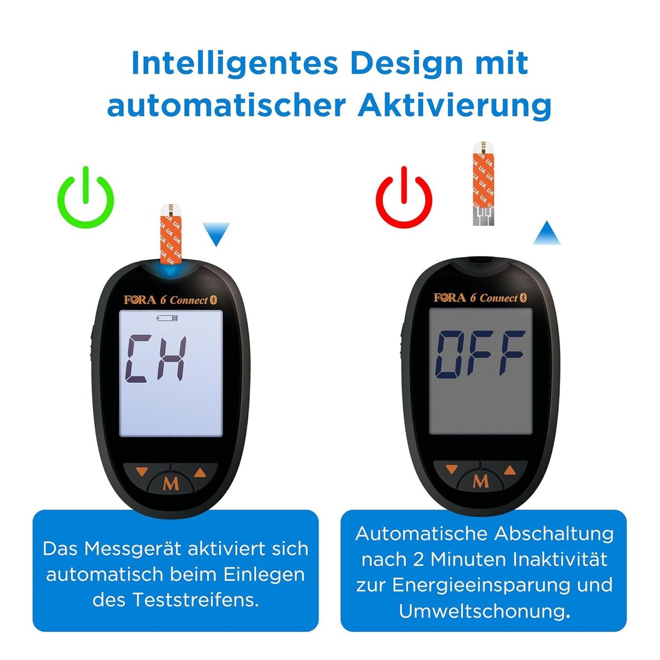 Medizinische Geräte: Fora 6 Connect Harnsäure-Messgerät & 10 Teststreifen – Neu und originalverpackt aus St. Gallen von ForaCare 3