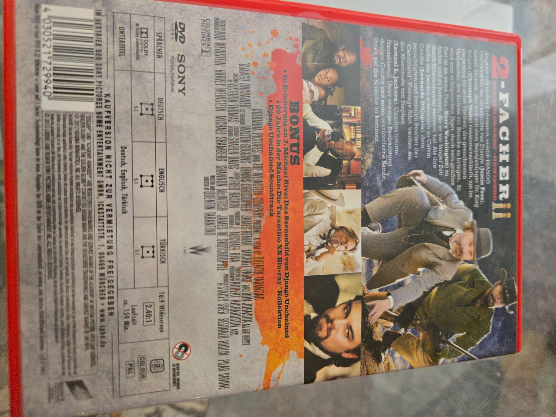 Tutti i DVDs: Django Unchained DVD – Usato da Bussigny venduto da Kfdlt 1
