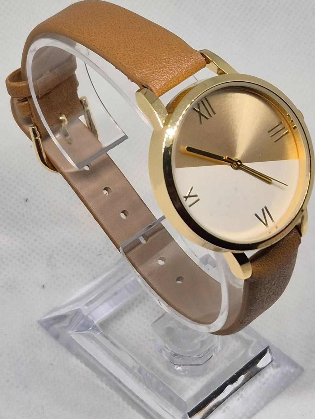Orologi: Damenuhr, gold und hellbraun, neu! – Nuovo (secondo la descrizione) da Losone venduto da bal_gfp6 1