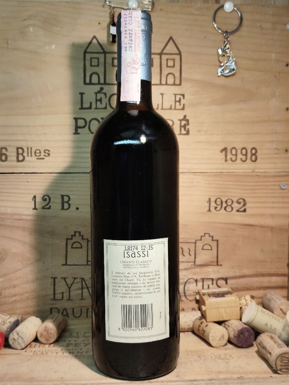 Vino: 1996 Melini Isassi Chianti Classico DOCG – Nuovo e nell'imballaggio originale da Büsserach venduto da Vintage-vins 1