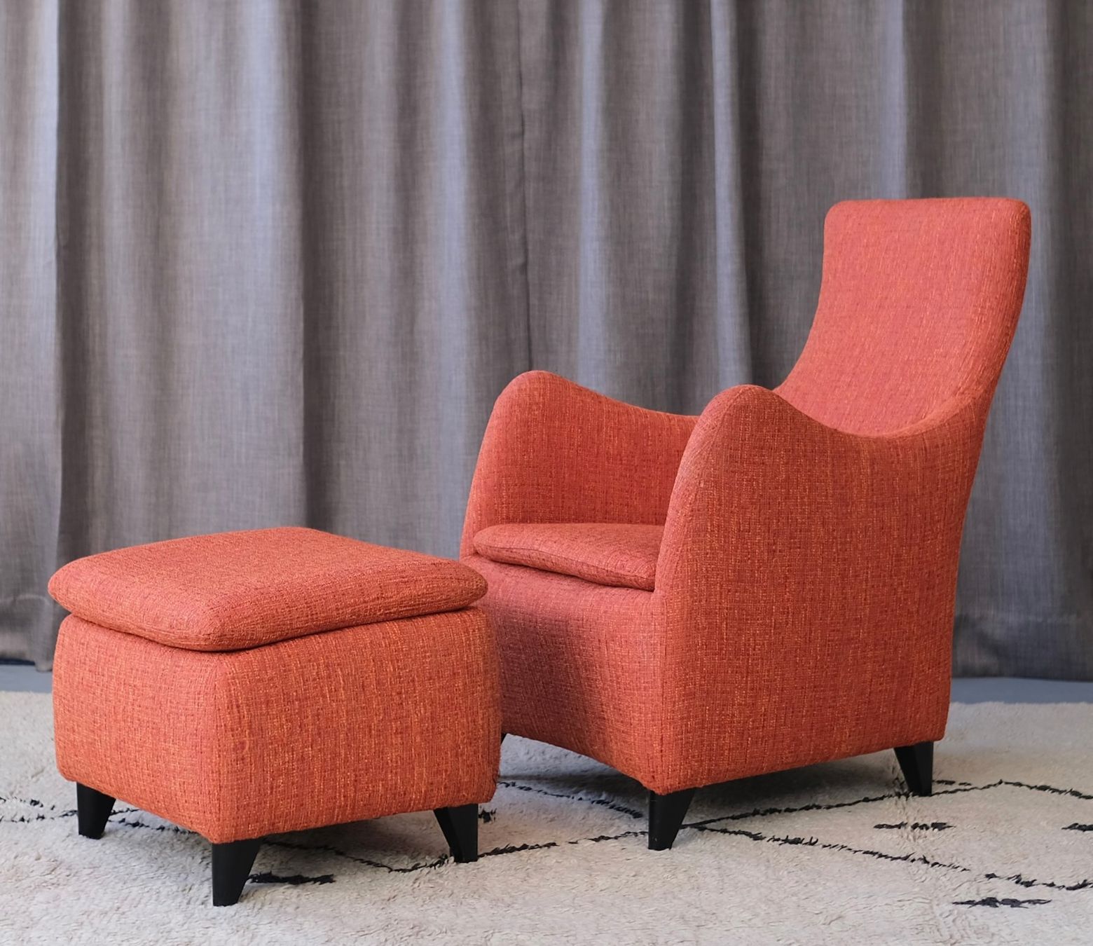 Poltrone: Sessel Senta & Hocker von Witttmann – Usato da Bern venduto da Zmodern_CON 1