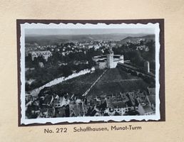 Fliegeraufnahme Walter Mittelholzer, Echtfoto, Schaffhausen
