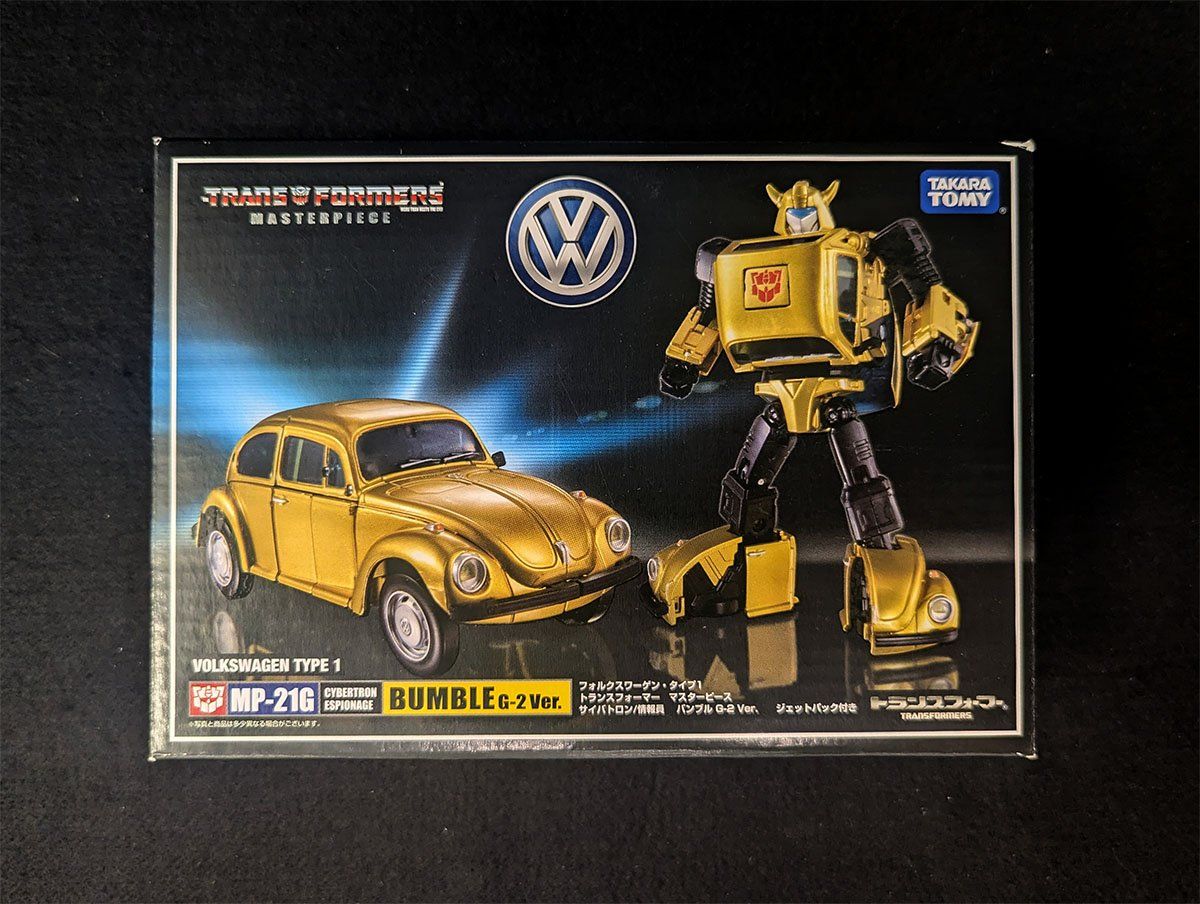 Statuette: Bumblebee gold Transformers Masterpiece Takara original NEW – Usato da Lausanne venduto da UncannyGames