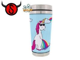 Thermobecher - Einhorn rauchend