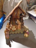 Krippe / Spieluhr mit Figuren