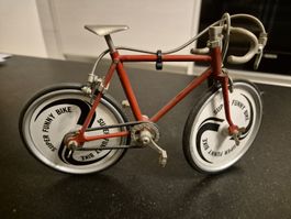 Vintage Miniatur Rennrad Super Funny Bike Metall Modell 1:10